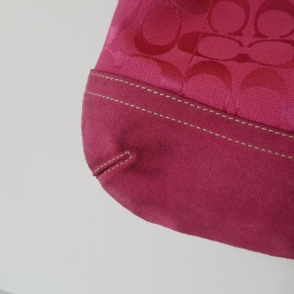 **SOLD**Hot Pink Coach Crossbody - Picture 8 of 8